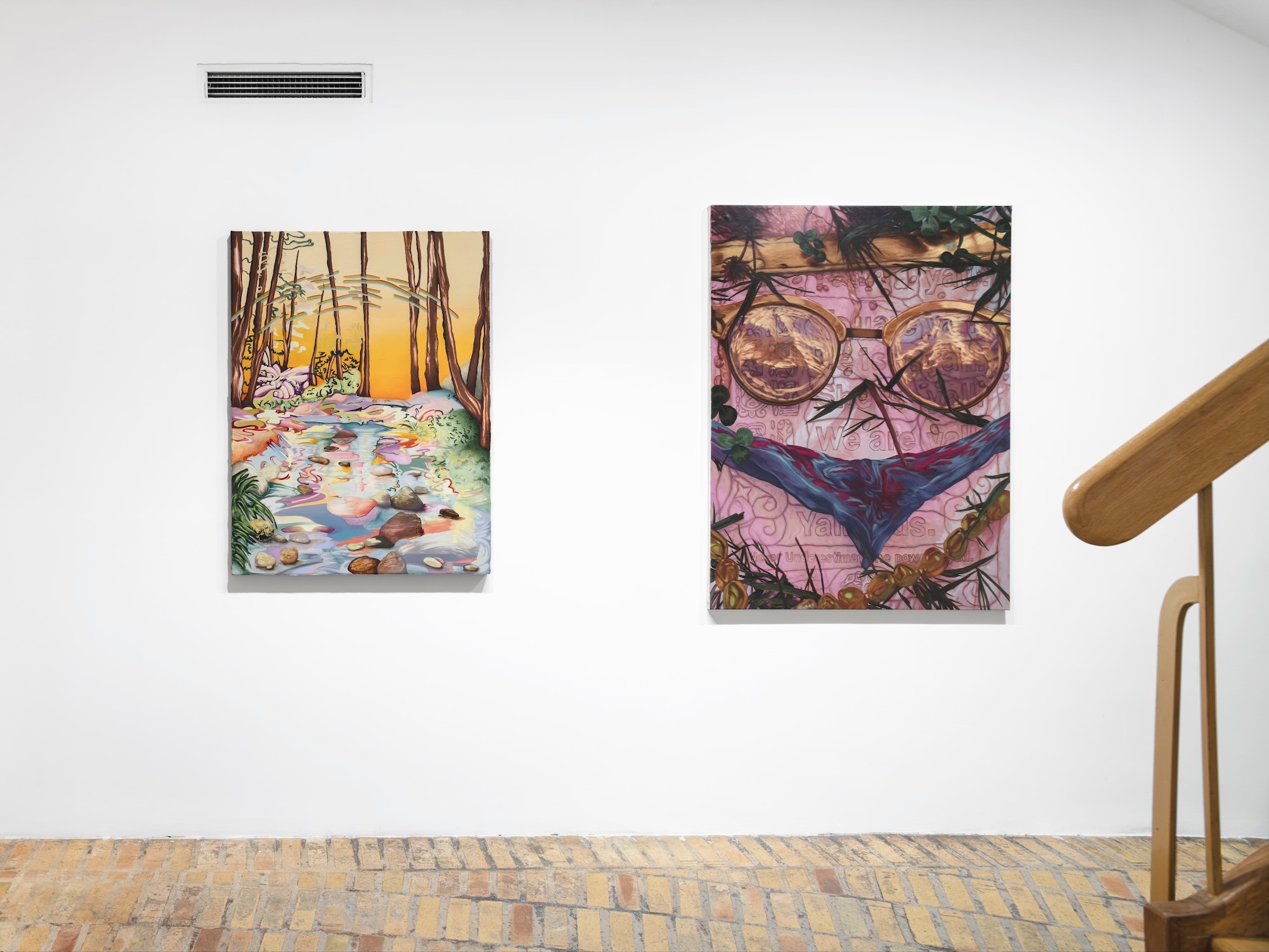 Psychic Distance installation view 1 at Loyal Gallery