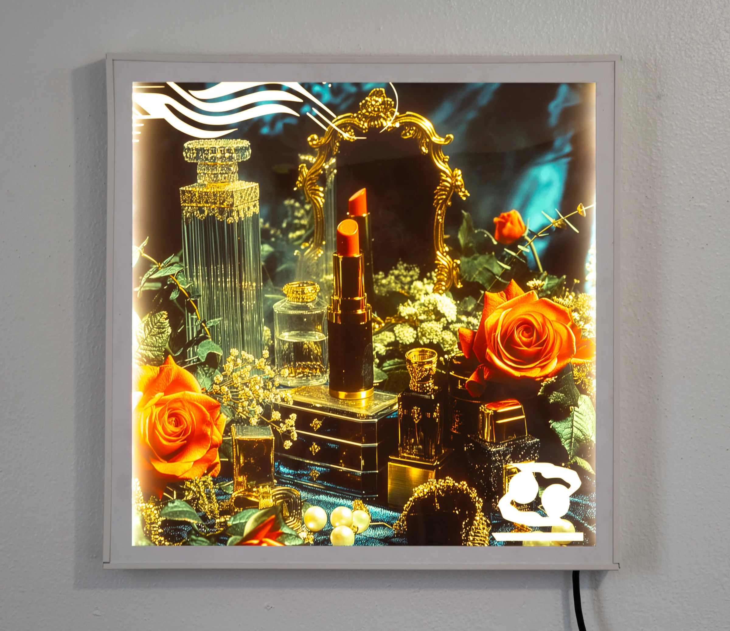 Lock In lightbox artwork turned on