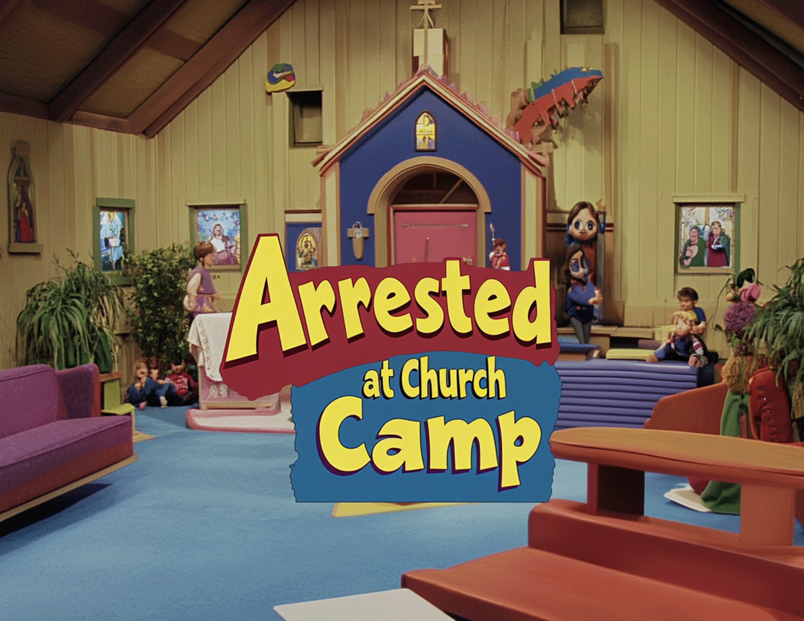 WIP Arrested at Church Camp digital artwork