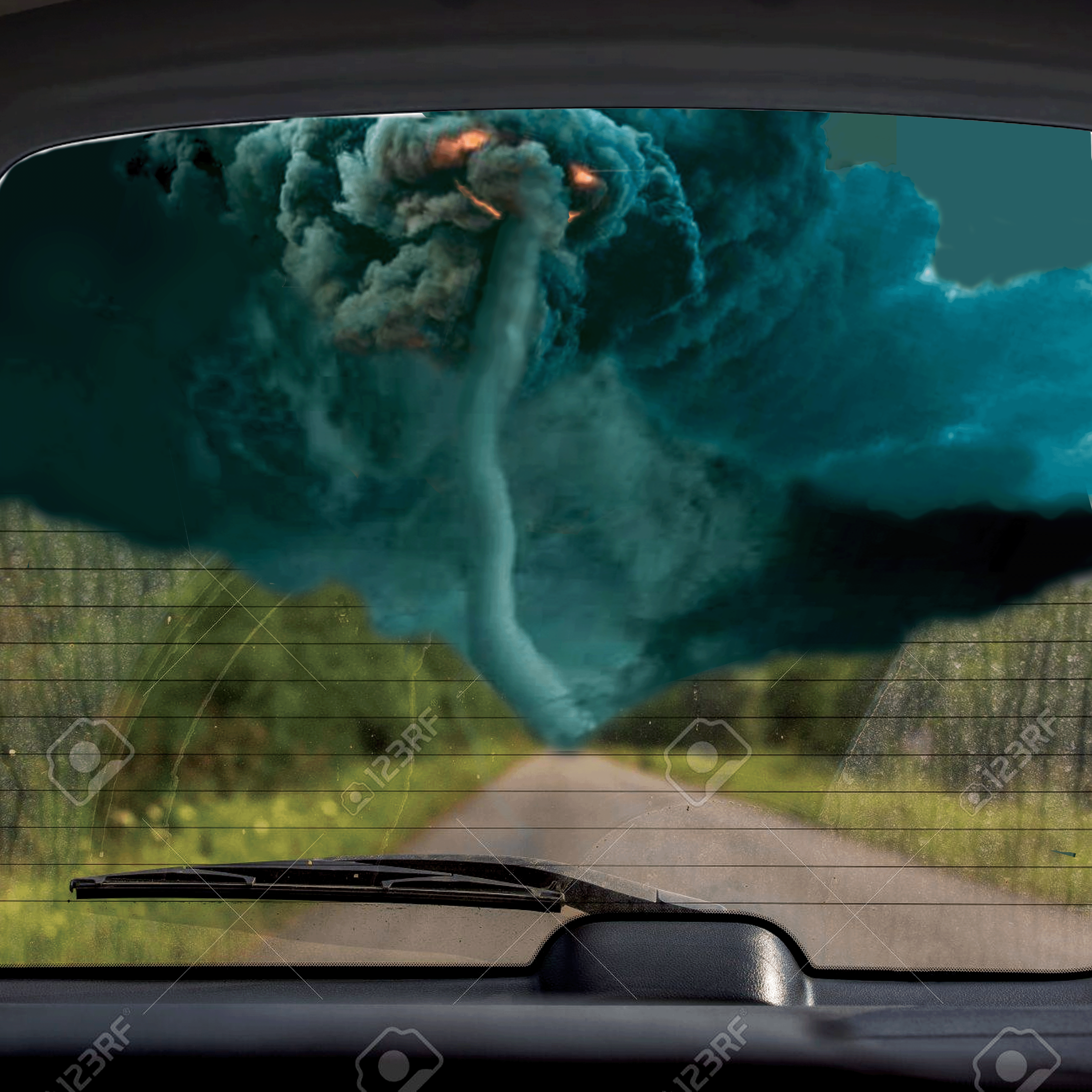 WIP Elephantnado digital artwork